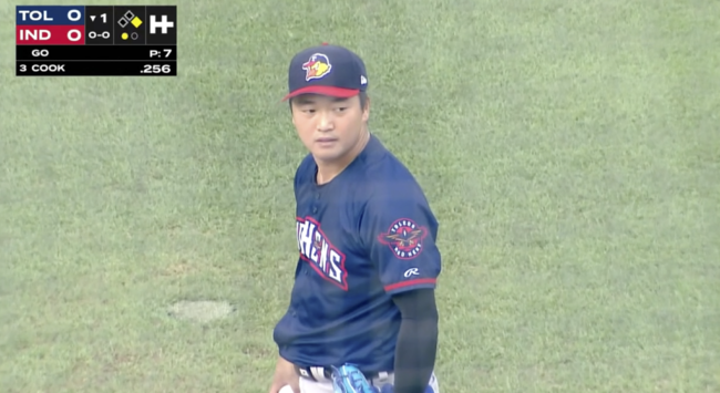 MiLB 중계방송 캡처