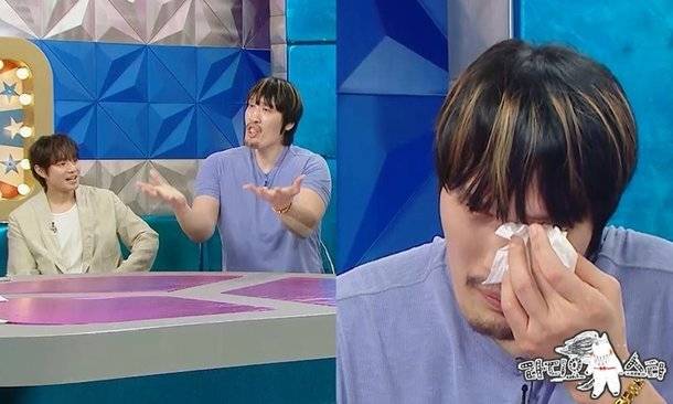 최홍만이 눈물을 보였다. MBC '라디오스타' 제공.