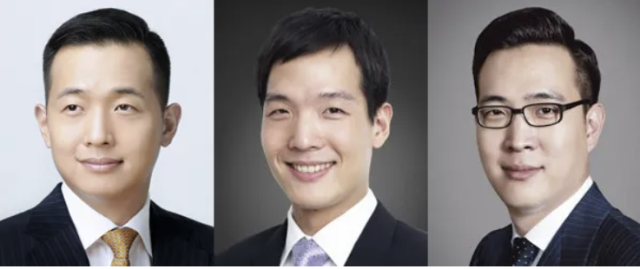 김동관 한화그룹 부회장, 김동원 한화생명 사장, 김동선 한화앤드리조트 부사장