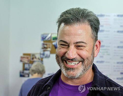 미국 토크쇼 진행자 지미 키멜 [AFP 연합뉴스 자료사진]