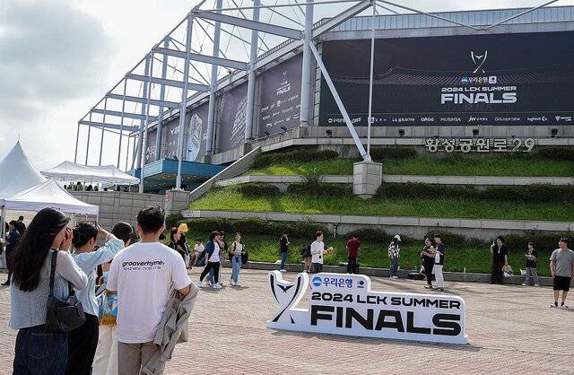 2024 LCK 서머 결승전 진행한 경주실내체육관(연합뉴스)