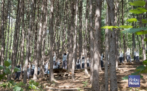 힐링 연수 프로그램. ⓒ선마을