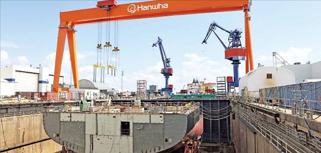 미국 펜실베이니아 필라델피아의 한화 필리조선소.(사진=필리조선소.)