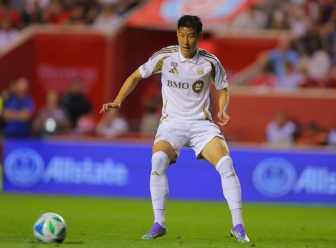 (지난 10일 MLS 데뷔전을 치른 손흥민)