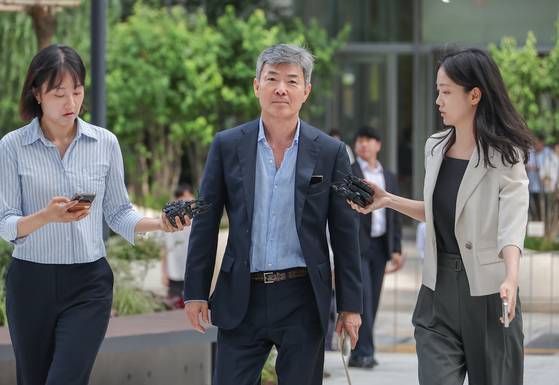 지난달 23일 김건희 특검 조사에 출석한 이종호 전 블랙펄 인베스트 대표 〈사진=연합뉴스〉