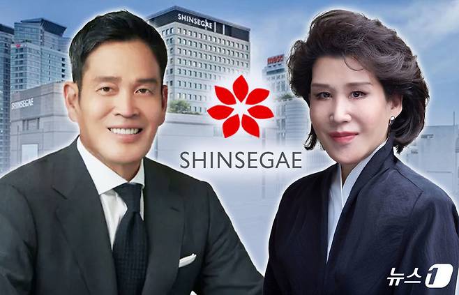 정용진 신세계그룹 부회장과 정유경 ㈜신세계 회장.