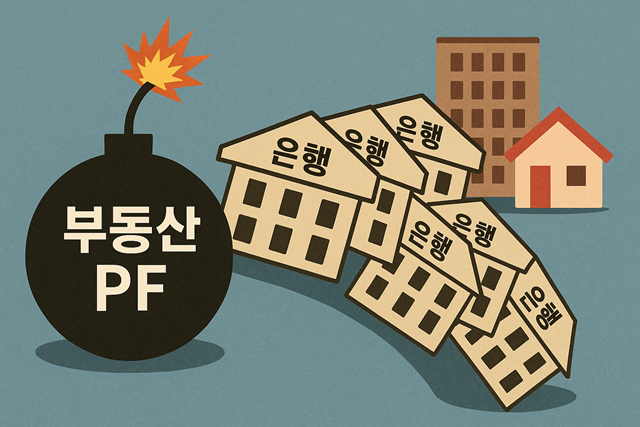 금융당국이 부동산 PF(프로젝트파이낸싱) 연착륙을 위해 한시 규제 완화를 올해 12월까지 또다시 연장했다. /챗GPT 생성 이미지