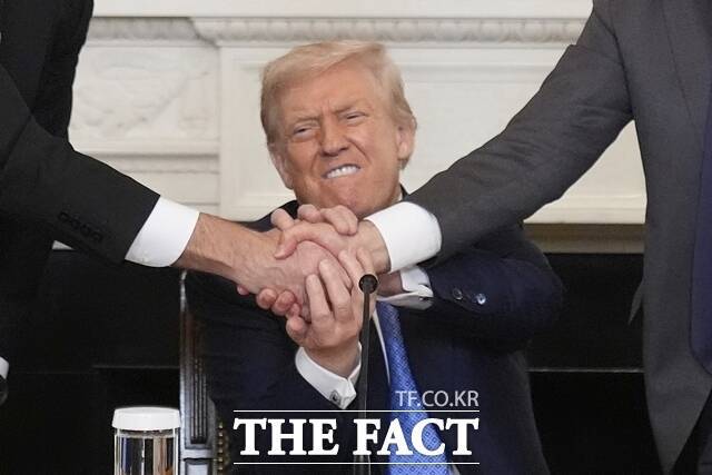 미·러 회담이 '우크라 종전'으로 귀결된다면, 북한으로서는 러시아와의 협력을 강화할 다른 수단을 마련해야 하는 처지다. 별개로 이번 회담에서는 김 위원장의 의중이 푸틴 대통령을 통해 트럼프 대통령에게 전달될 것이란 해석도 제기된다. 사진은 트럼프 대통령. /AP. 뉴시스