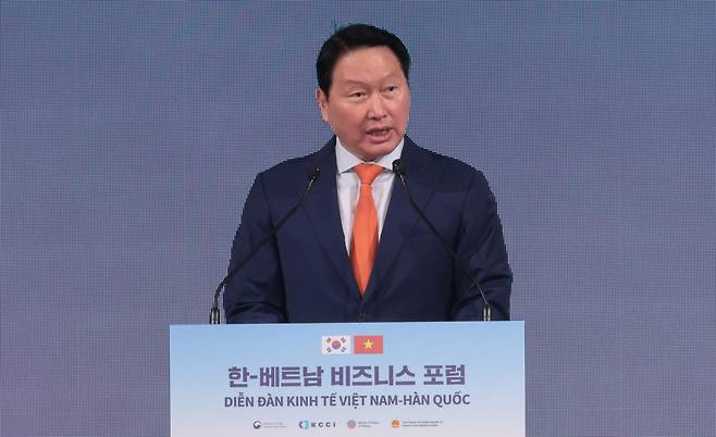 최태원 SK 회장. 2025.8.12/뉴스1 ⓒ News1 청사사진기자단