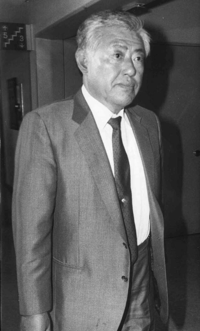 박처원 전 치안본부 대공수사처장. 1990년 8월의 모습이다. 한겨레 자료사진