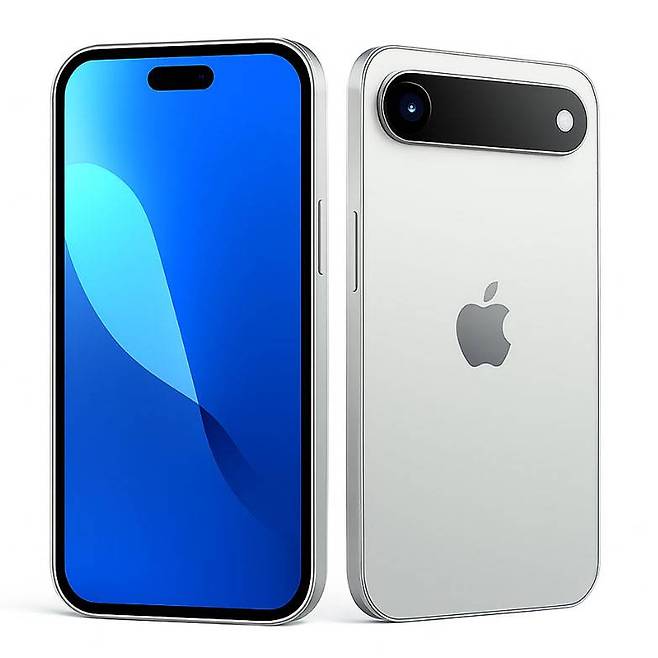 오는 9월 9일 발표가 예상되는 아이폰 17 에어(iPhone 17 Air)의 상상도 / 출처=코파일럿