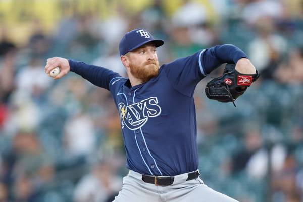 라스무센은 6이닝 2실점 호투했다. 사진= Getty Images/AFP= 연합뉴스 제공