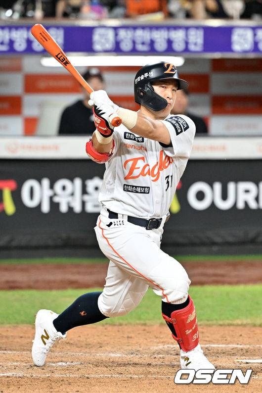 [OSEN=민경훈 기자] 한화 손아섭 2025.08.07 / rumi@osen.co.kr