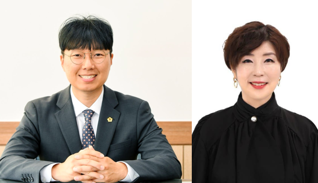 ▲원주영 시의원(사진 왼쪽)과 정경자 도의원.ⓒ남양주시의회
