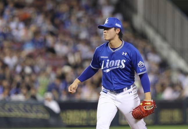 삼성 이호성. /사진=삼성 라이온즈 제공