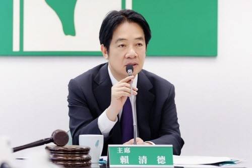 라이칭더 대만 총통 [대만 중앙통신사 캡처. 재판매 및 DB 금지]