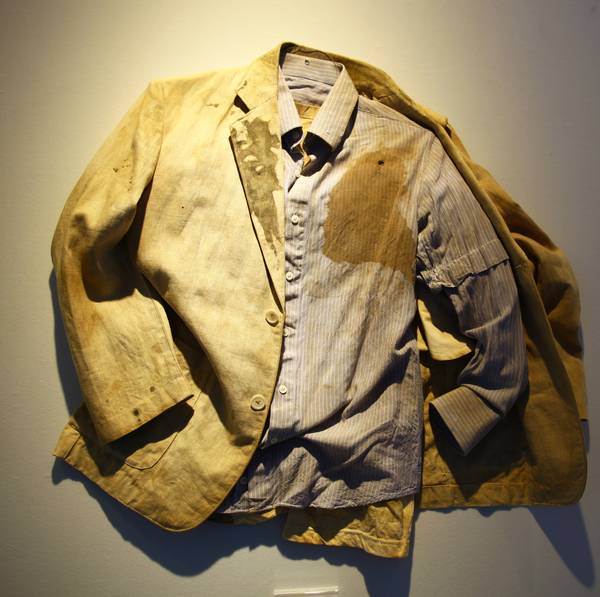 여운형이 암살됐던 당시에 입었던 옷. /경기도박물관 제공
