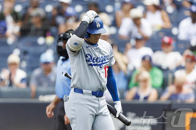 4연패에 빠진 LA 다저스는 16일(한국시간)부터 내셔널리그 서부지구 선두 샌디에이고 파드리스와 대결한다. ⓒ 로이터=뉴스1
