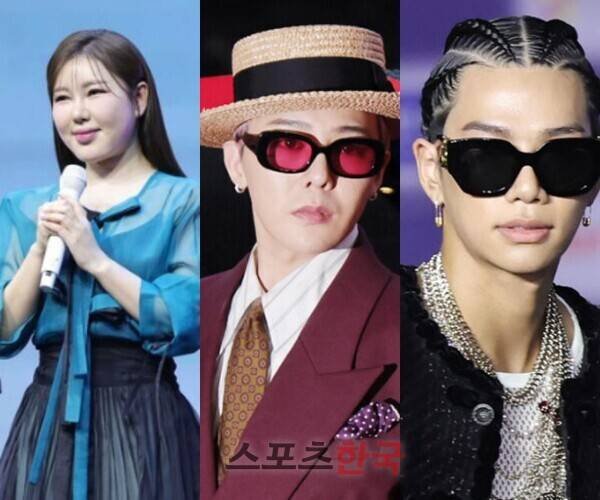 송가인, 빅뱅 지드래곤, 올데프 타잔ⓒ이혜영 기자 lhy@hankooki.com