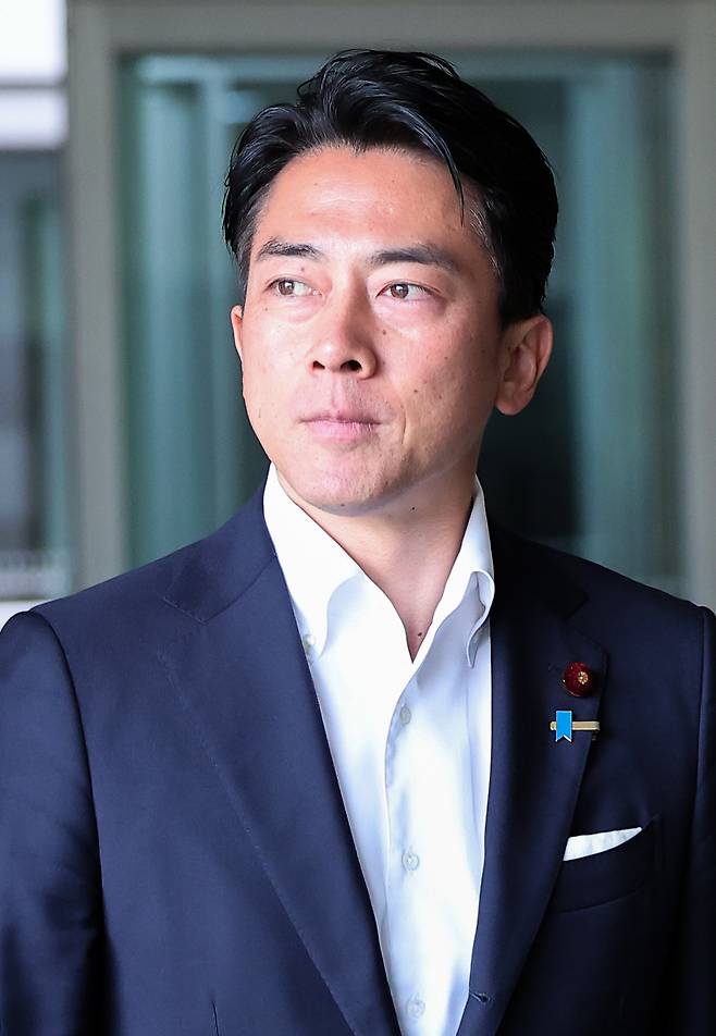 일본의 차기 총리 후보로 유력하게 거론되는 고이즈미 신지로 일본 농림수산상./뉴스1