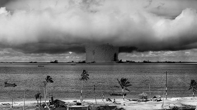 1946년 7월 마셜 제도의 비키니 환초(산호섬)에 핵 실험이 진행됐다. 베네틱 카푸아 매디슨 제공