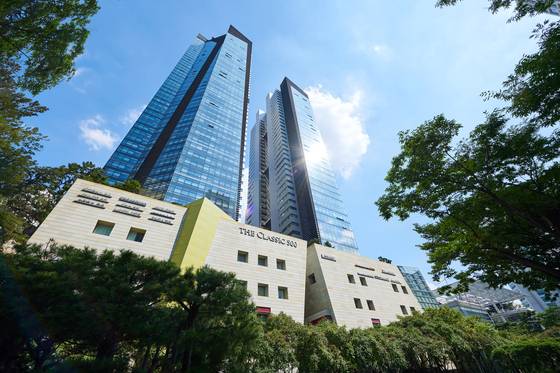 The exterior of the luxury Classic 500 retirement community complex located in eastern Seoul [THE CLASSIC 500]