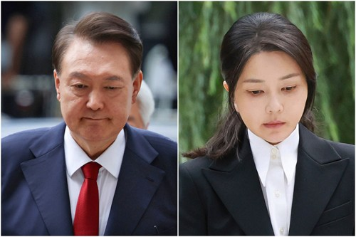 윤석열 전 대통령(왼쪽)과 김건희 여사. [사진 = 사진공동취재단]