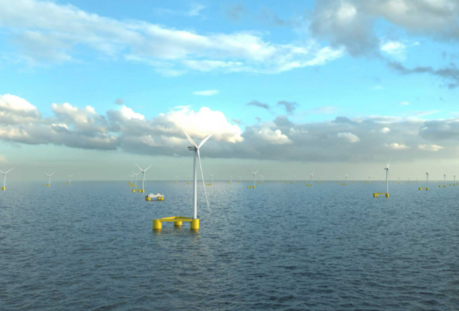 울산 부유식 해상풍력 프로젝트 ‘반딧불이’ 조감도