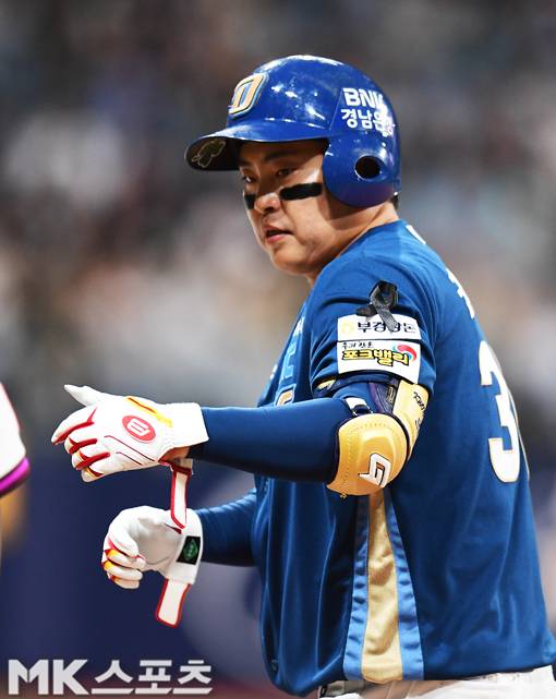 권희동은 병원 검진 결과 이상 없다는 소견을 받았다. 사진=김재현 기자