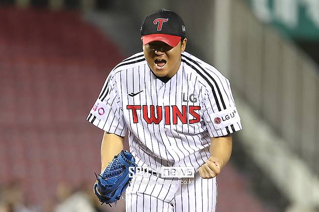 ▲ 올해 혜성처럼 등장해 팀의 5선발 자리를 완벽하게 메우는 호성적을 기록 중인 송승기 ⓒ곽혜미 기자