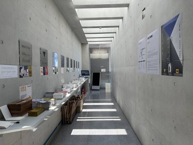 그릿비 서생점에서 전시 중인 'ARCHITECT'S GRAPhICS : 건축가의 그래픽' 모습. 김은영 기자 key66@