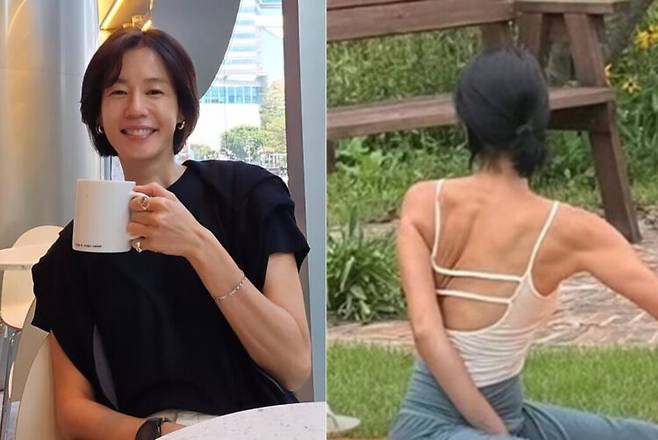 김지호가 오랜 기간 실천했다는 요가는 몸과 마음 모두 단련하는 운동이다. [사진=SNS]
