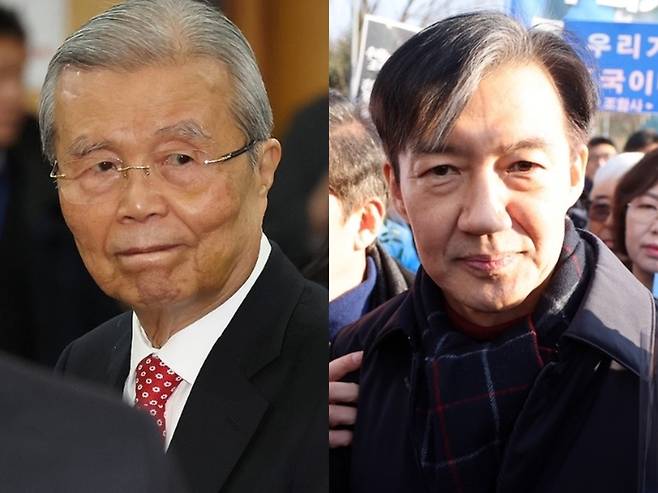 김종인 전 국민의힘 비대위원장(왼쪽), 조국 전 조국혁신당 대표 / 사진=연합뉴스