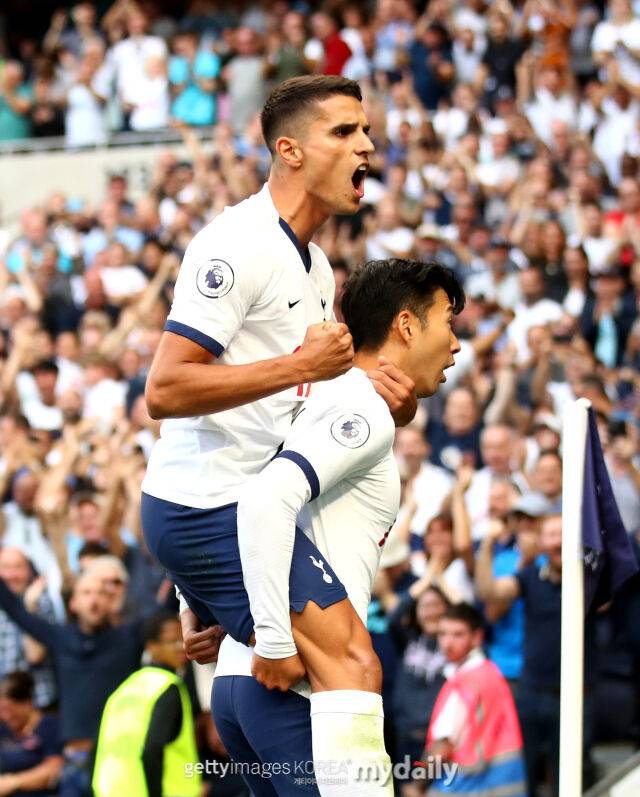 에릭 라멜라(왼쪽)와 손흥민./게티이미지코리아