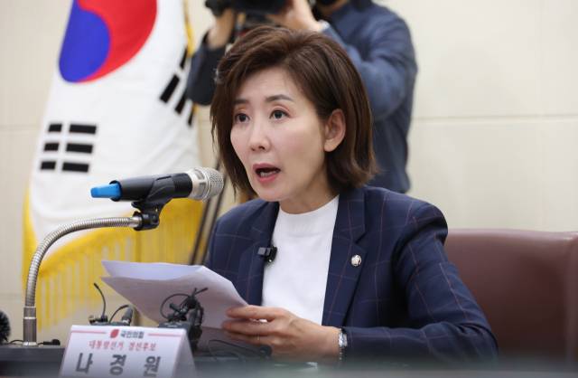 나경원 국민의힘 의원. 연합뉴스