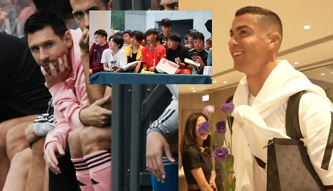 ▲ 한국은 6년 전 크리스티아누 호날두의 노쇼 행보에 충격을 받았다. 반대로 홍콩은 작년 메시가 노쇼했고, 호날두는 홍콩에 자신의 전시회까지 열면서 상당한 지지를 얻고 있다. 호날두가 2025년 8월 사우디 슈퍼컵을 위해 홍콩을 또 방문했고, 큰 호평을 받았다. ⓒ 중동언론 24 캡쳐