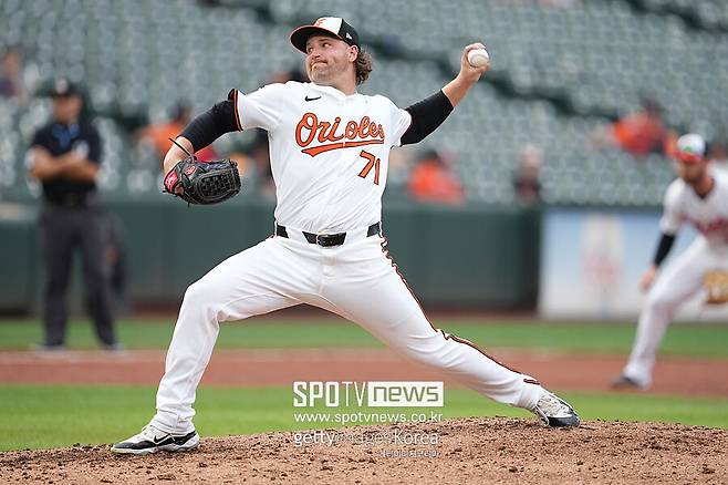 ▲ 볼티모어 디트릭 엔스. 15일(한국시간) 시애틀 매리너스를 상대로 메이저리그 커리어 세 번째 세이브를 신고했다.