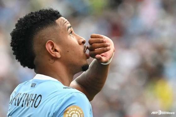 맨체스터 시티 공격수 사비뉴. /AFPBBNews=뉴스1