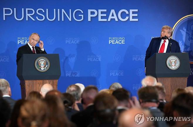 미러 정상 공동 기자회견 [AFP=연합뉴스 자료사진. 재판매 및 DB 금지]