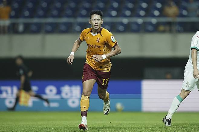 프로축구 광주FC 헤이스. 광주FC 제공.