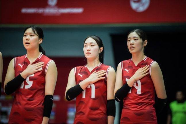 한국 U21 여자배구 대표팀(FIVB 제공)