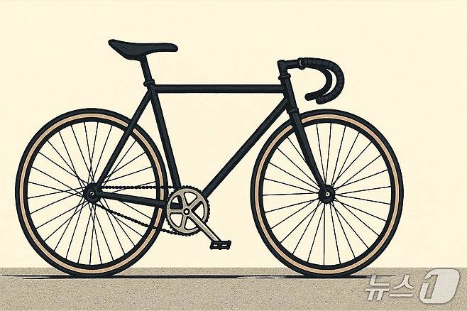 챗GPT를 활용해 생성한 픽시자전거 이미지.