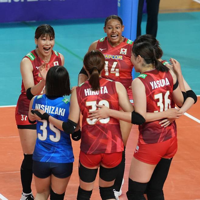 일본 여자배구 대표팀(대한배구협회 제공)