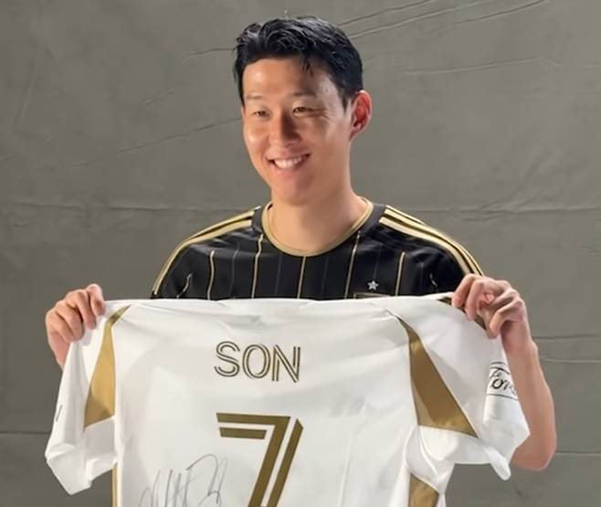 축구 경기 일정, 중계 방송, 손흥민 LAFC 선발 예상, LAFC 손흥민 유니폼©LAFC SNS