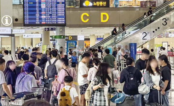 부산 강서구 김해국제공항 국제선 청사 모습. 사진은 기사 내용과 관련이 없음. 국제신문DB