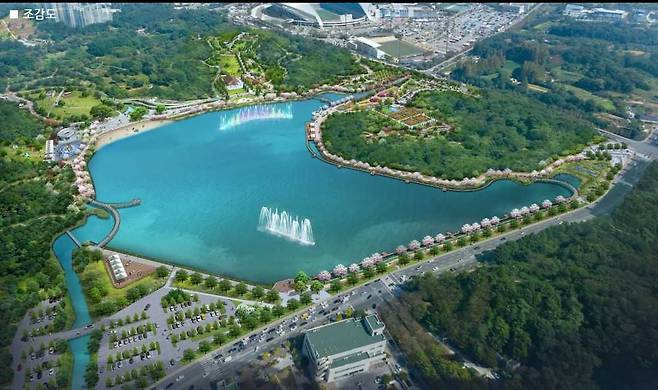 광주시는 오는 21일 중앙근린공원 풍암호수 일원에서 ‘명품호수공원 조성과 국가도시공원 비전 선포식’을 연다.
