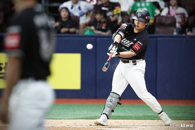 2안타 2타점 활약을 펼친 kt 강백호 [kt wiz 제공. 재판매 및 DB 금지]