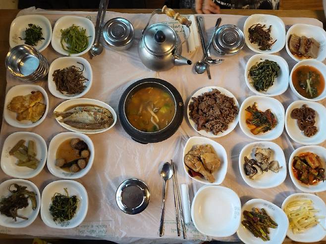 백제장 한 상. (사진= 김영복 연구가)