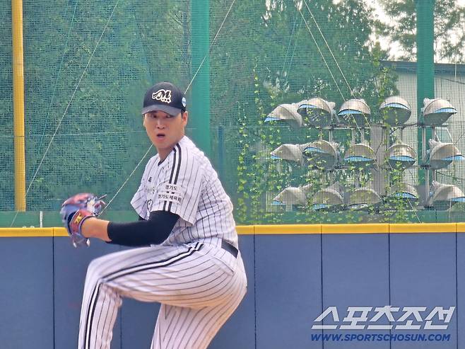 KBO 트라이웃에 참가한 선성권. 고양=이종서 기자