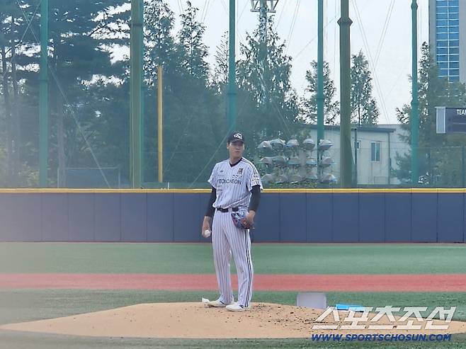KBO 트라이웃에 참가한 선성권. 고양=이종서 기자